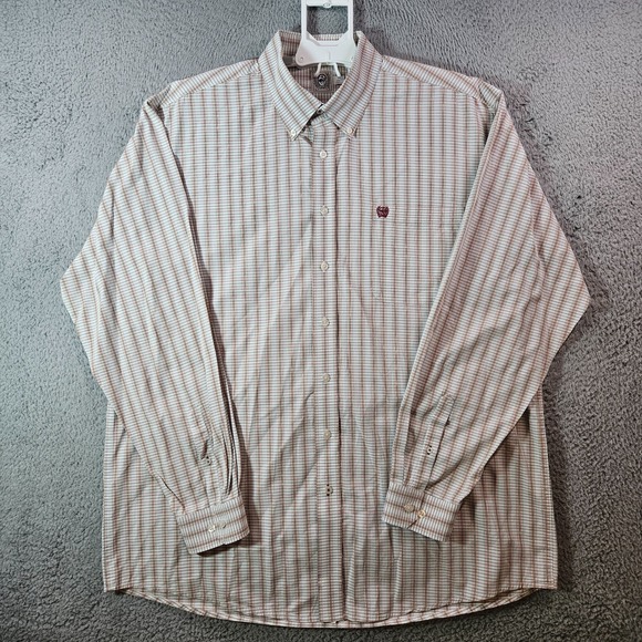Cinch Other - CINCH Shirt Men XL Button Up‎ Long Sleeve Multicolor Striped